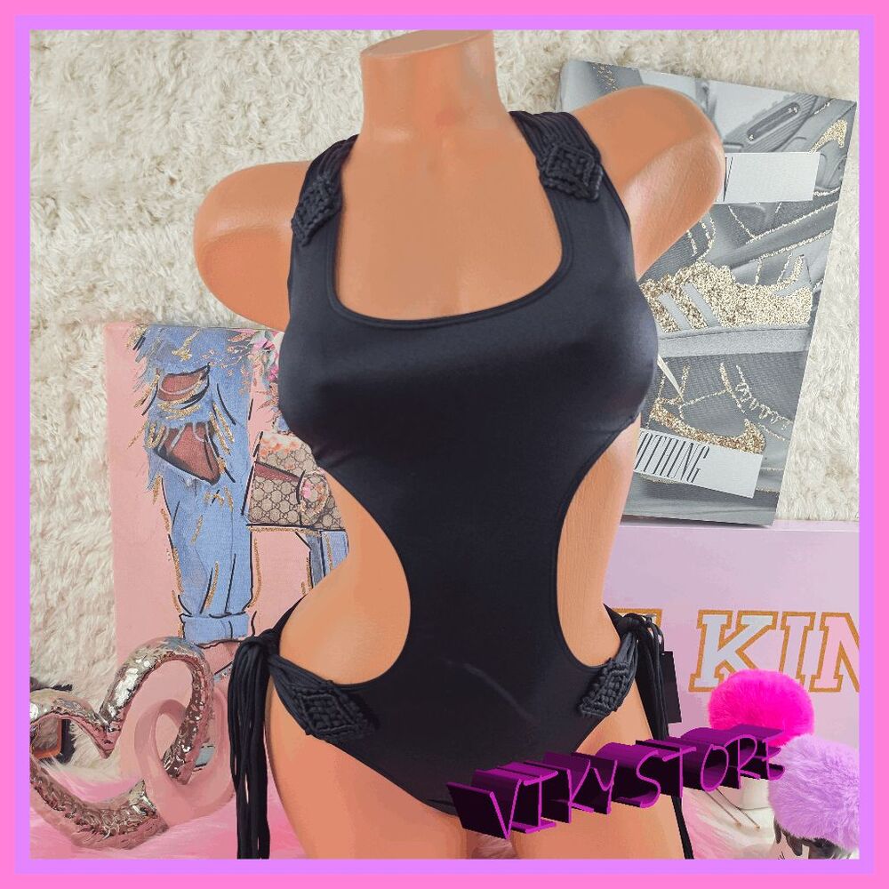 ❤️ NWT Victoria’s Secret Black Monokini Small ❤️
